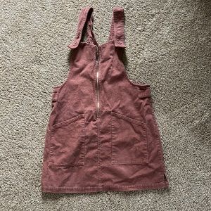 Pink corduroy dress. Size L